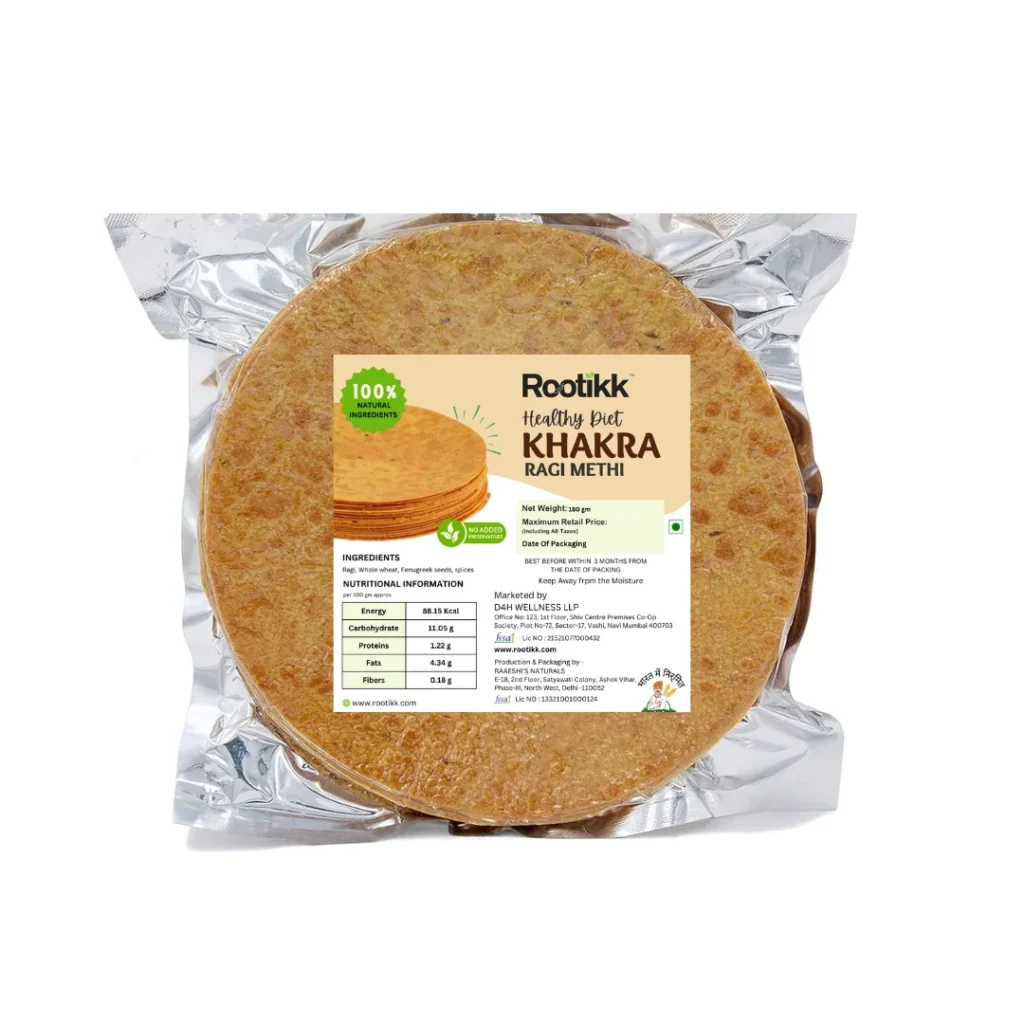 Ragi Methi Khakra